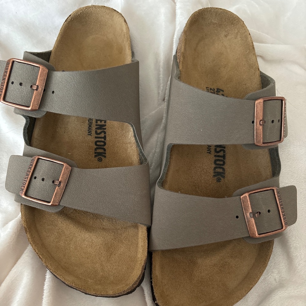 Birkenstocks- Arizona- Ladies US 11 Men’s 9 Color- Stone
